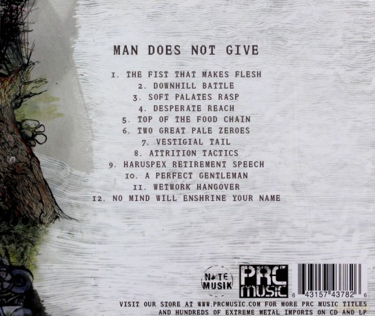 Seputus: Man Does Not Give [CD]