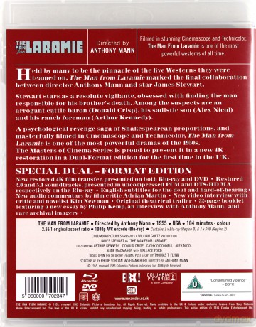 The Man From Laramie (Mściciel z Laramie) [Blu-Ray]+[DVD]