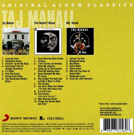 Taj Mahal: Original Album Classics [3CD]