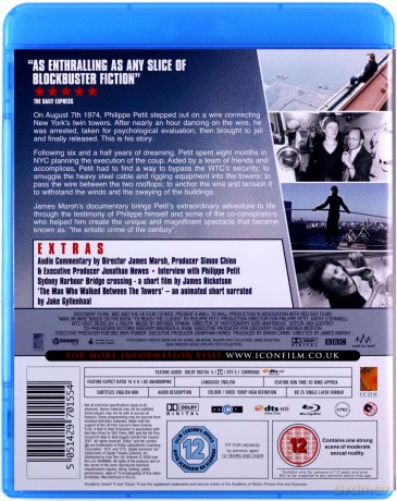 Man On Wire (Człowiek na linie) [Blu-Ray]
