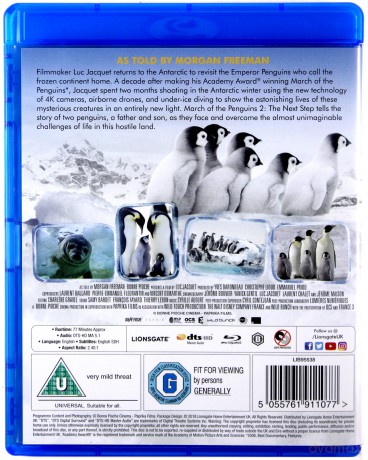 March of the Penguins 2: The Next Step (Marsz pingwinów 2: Przygoda na krańcu świata) [Blu-Ray]