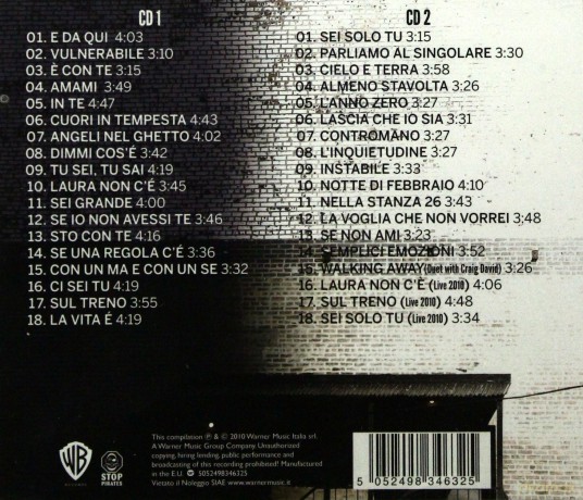 Nek: Greatest Hits 1992-2010 E Da Qui [2CD]