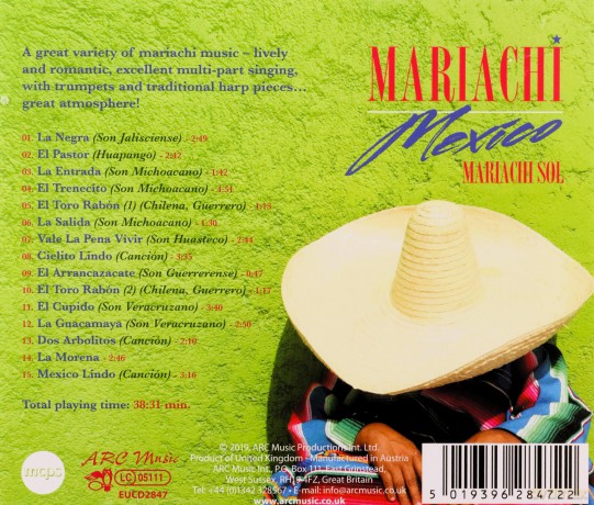 Mariachi Sol: Mariachi Mexico [CD]