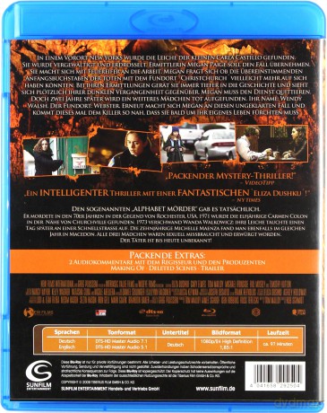 Alphabet Killer (Abecadło mordercy) [Blu-Ray]