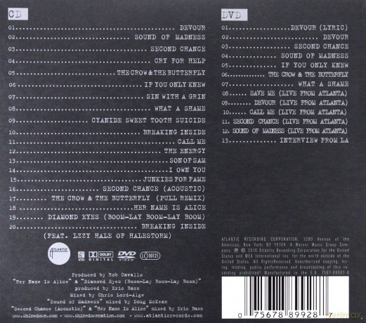 Shinedown: The Sound Of Madness (digipack) [CD]+[DVD]