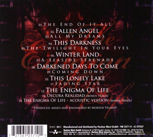 Sirenia: The Enigma Of Life (digipack) [CD]