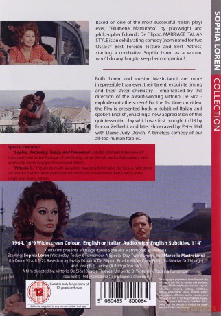 Marriage Italian Style (Małżeństwo po włosku) [DVD]