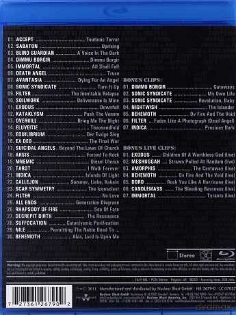 Nuclear Blast Clips vol.1 [Blu-Ray]