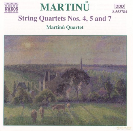 Martinu Quartet: Martinustring Quartets Nos 4 5 7 [CD]