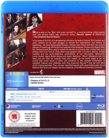 Marvel Agents Of Shield Season 2 [5xBlu-Ray]