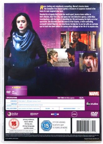 Marvel Jessica Jones S1 [4DVD]