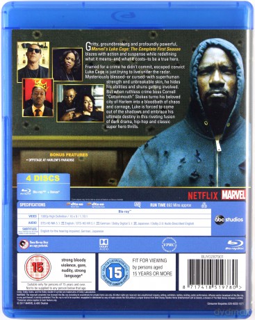 Marvel Luke Cage Season 1 [4xBlu-Ray]
