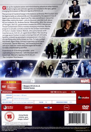 Marvel's Agent Of Shield Season 3 [DVD]