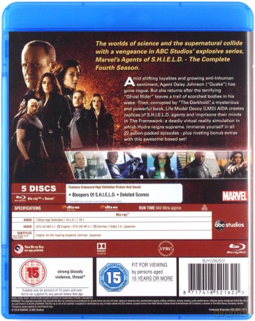 Marvel's Agents Of S.H.I.E.L.D. Season 4 [5xBlu-Ray]