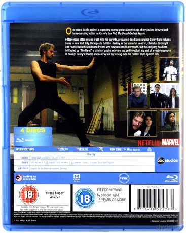 Marvel's Iron Fist: Season 1 [Blu-Ray]