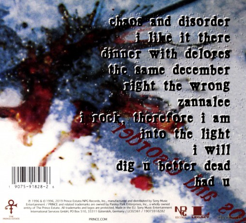 Prince: Chaos and Disorder [CD]