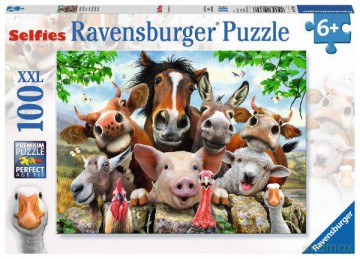 RAVENSBURGER 100 el. Wiejskie selfie [PUZZLE]