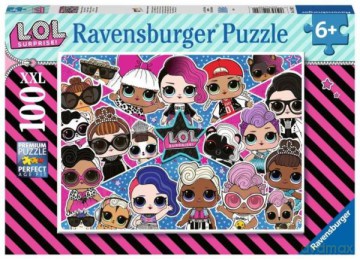 RAVENSBURGER 100 el. XXL L.O.L. SURPRISE! (LOL Surprise) [PUZZLE]
