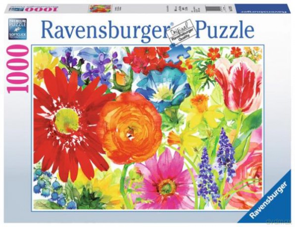 RAVENSBURGER 1000 el. Bujność kwiatów [PUZZLE]