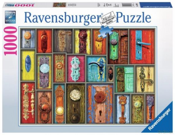 RAVENSBURGER 1000 el. Howard Brower - Antyczne klamki [PUZZLE]