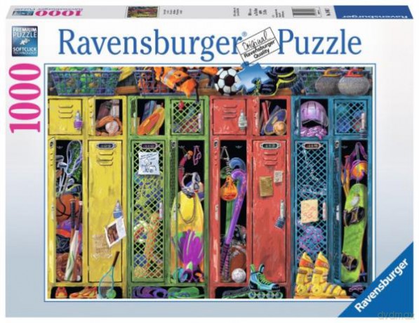 RAVENSBURGER 1000 el. Kolorowa szatnia [PUZZLE]