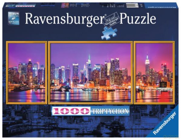 RAVENSBURGER 1000 el. New York Tryptyk [PUZZLE]