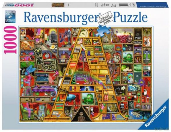 RAVENSBURGER 1000 el. Niesamowity alfabet "A" [PUZZLE]