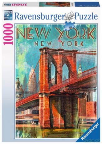 RAVENSBURGER 1000 el. Nowy York - retro [PUZZLE]