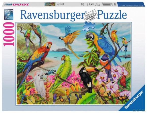 RAVENSBURGER 1000 el. Papugi - The "Coo" [PUZZLE]