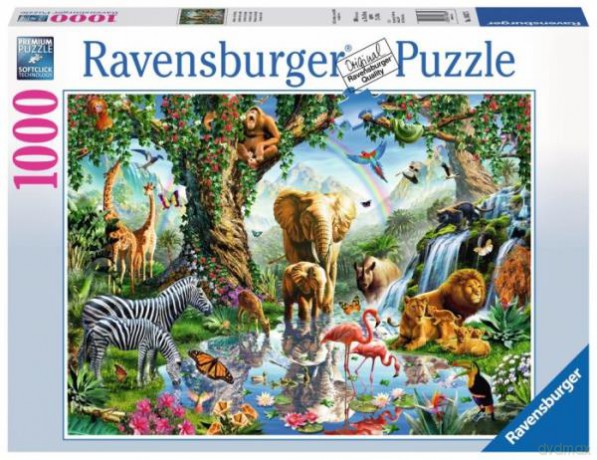 RAVENSBURGER 1000 el. Przygoda w dżungli [PUZZLE]