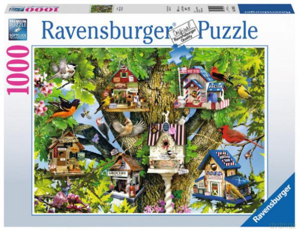 RAVENSBURGER 1000 el. Ptasia osada [PUZZLE]