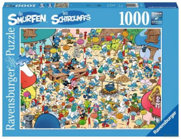RAVENSBURGER 1000 el. Smerfy [PUZZLE]