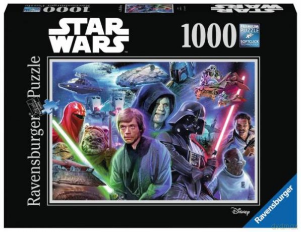 RAVENSBURGER 1000 el. Star Wars - Po ciemnej stronie mocy (Gwiezdne Wojny) [PUZZLE]