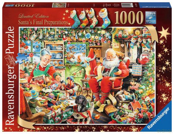 RAVENSBURGER 1000 el. Św. Mikołaj z prezentami [PUZZLE]