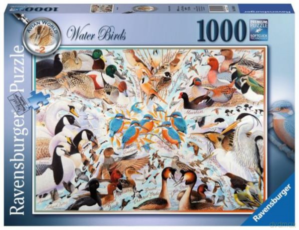 RAVENSBURGER 1000 el. Świat ptaków Ptaki wodne Avian World No.2 [PUZZLE]