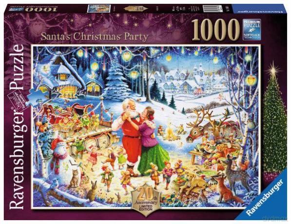 RAVENSBURGER 1000 el. Świąteczne przyjęcie [PUZZLE]