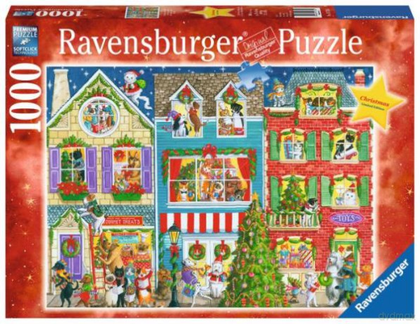 RAVENSBURGER 1000 el. Świąteczny nastrój [PUZZLE]
