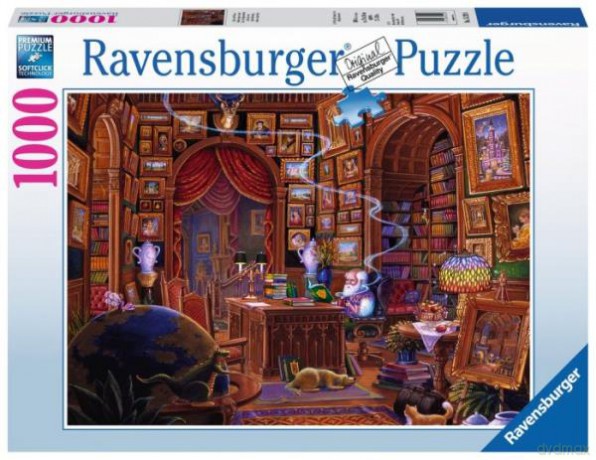 RAVENSBURGER 1000 el. Tajemnicza biblioteka [PUZZLE]