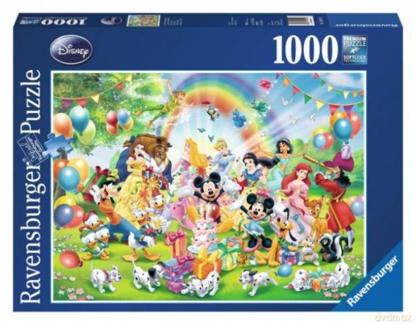 RAVENSBURGER 1000 el. Urodziny Mickey-go [PUZZLE]