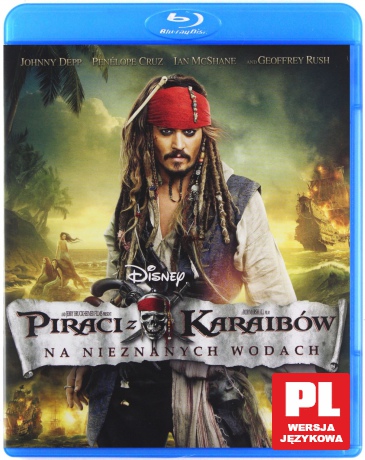 Piraci z Karaibów 4: Na nieznanych wodach [Blu-Ray]