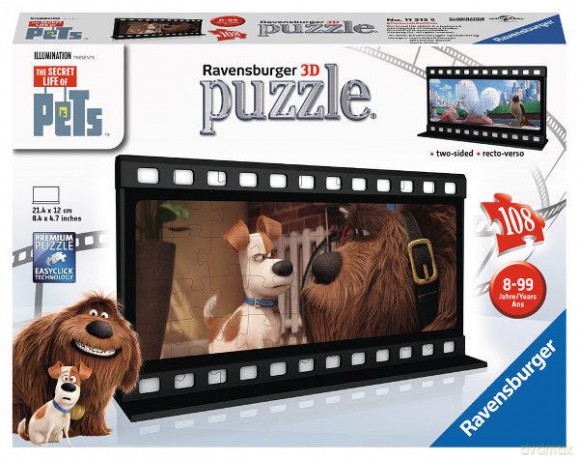RAVENSBURGER 108 el. Pets 2 Kadr z filmu [PUZZLE]
