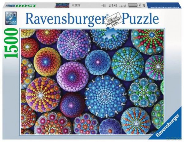 RAVENSBURGER 1500 el. Malowane kropkami [PUZZLE]
