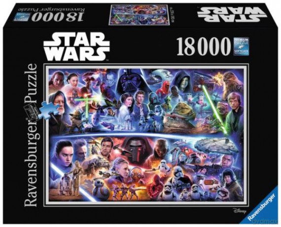 RAVENSBURGER 18000 el. Star Wars Galaktyczna podróż (Gwiezdne Wojny) [PUZZLE]