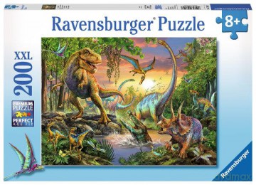 RAVENSBURGER 200 el. Świat Dinozaurów XXL [PUZZLE]