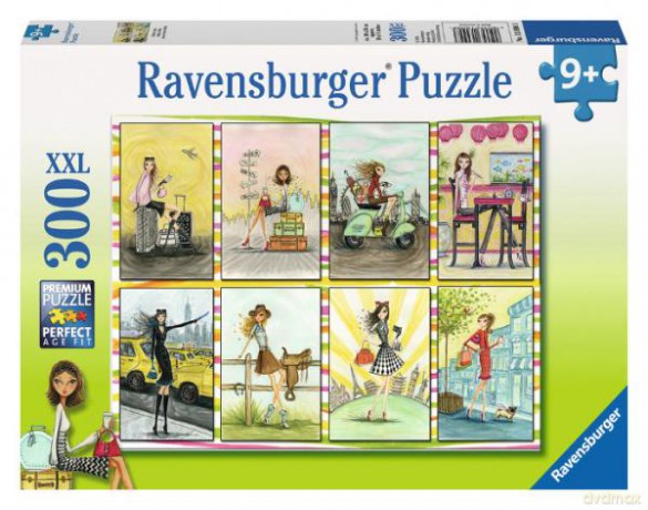 RAVENSBURGER 300 el. Dziewczyny Belli [PUZZLE]