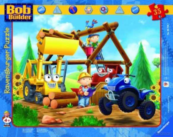 RAVENSBURGER 35 el.Bob i pomocnicy [PUZZLE]