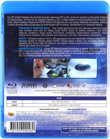Discovery: UFO nad Ziemią [Blu-Ray]