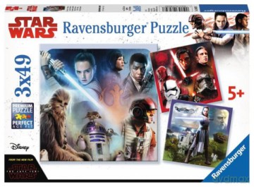 RAVENSBURGER 3x49 el. Star Wars epizod VIII (Gwiezdne Wojny) [PUZZLE]