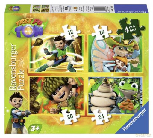 RAVENSBURGER 4w1 Tree Fu Tom [PUZZLE]