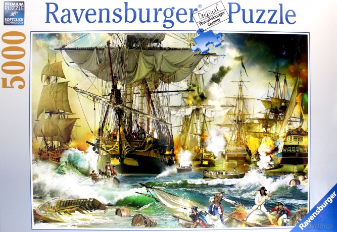 RAVENSBURGER 5000 el. Bitwa na morzu [PUZZLE]
